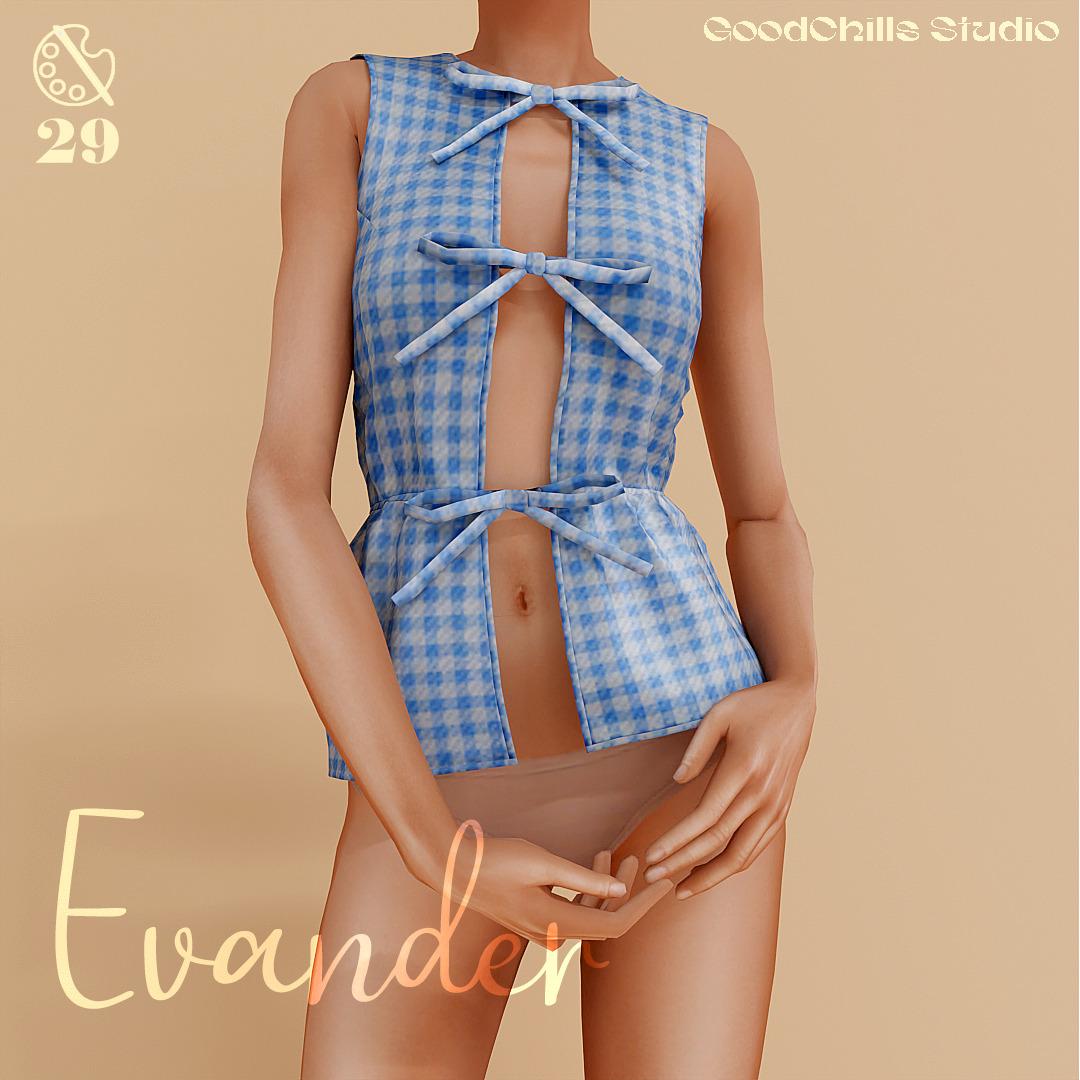 Топ для симочек "Evander Sleeveless Top"