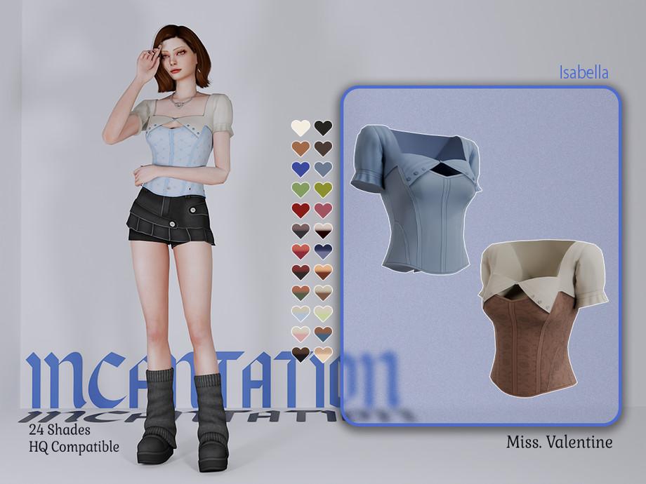 Топ для симочек "Isabella vintage top"