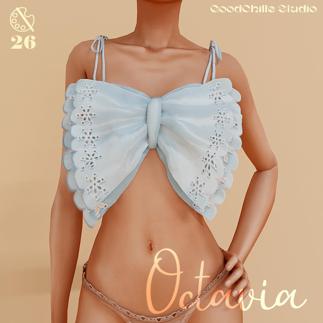 Топ для симочек "OctaviaButterflyWingBustier"