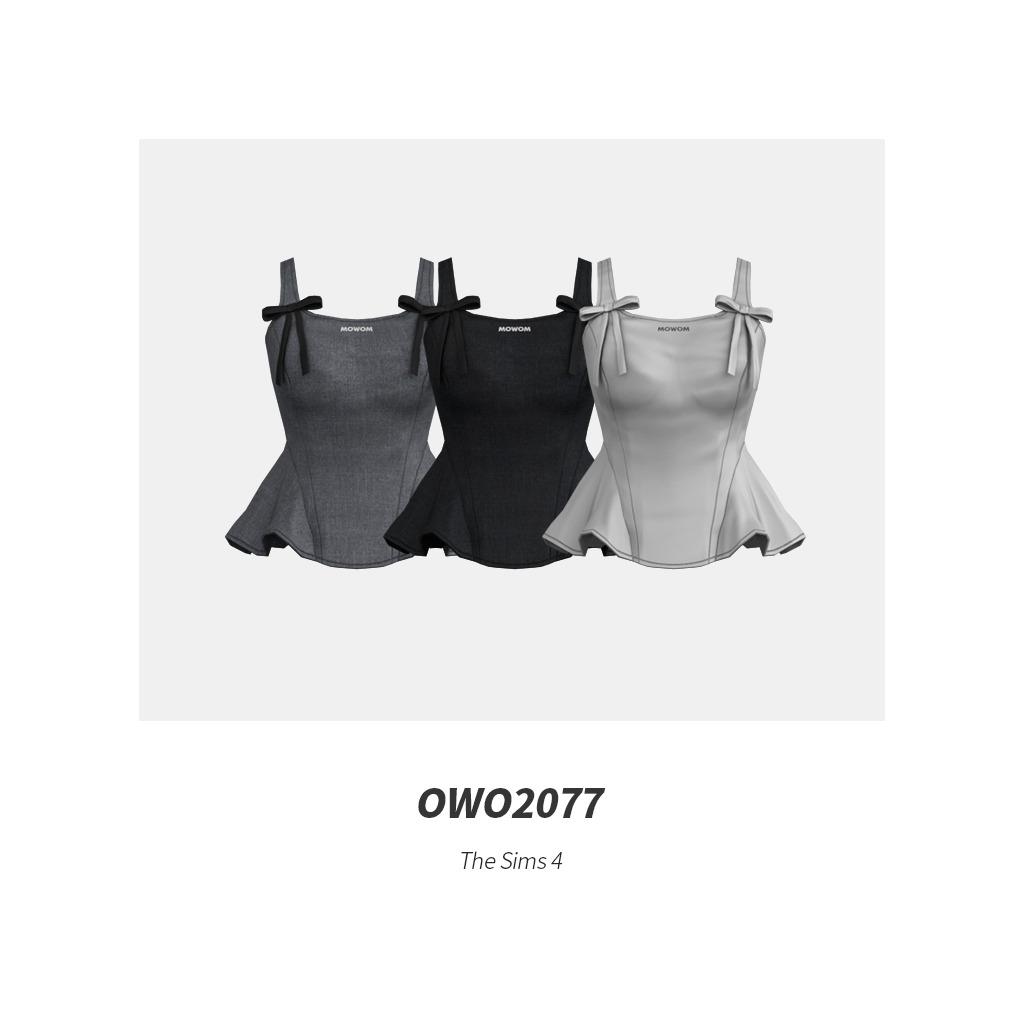 Топ для симочек "Tailored Bow Peplum Top"
