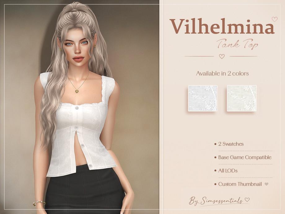 Топ для симочек "Vilhelmina Tank Top"