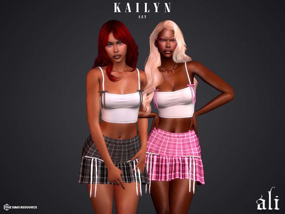 Топ и юбка для симочек "KAILYN set"