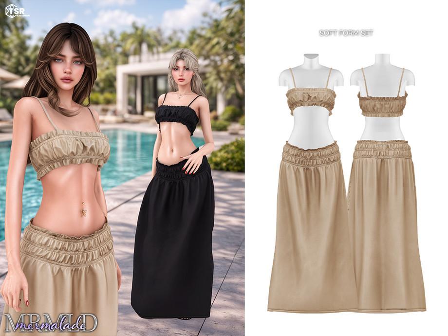 Топ и юбка для симочек "Soft Form Set"