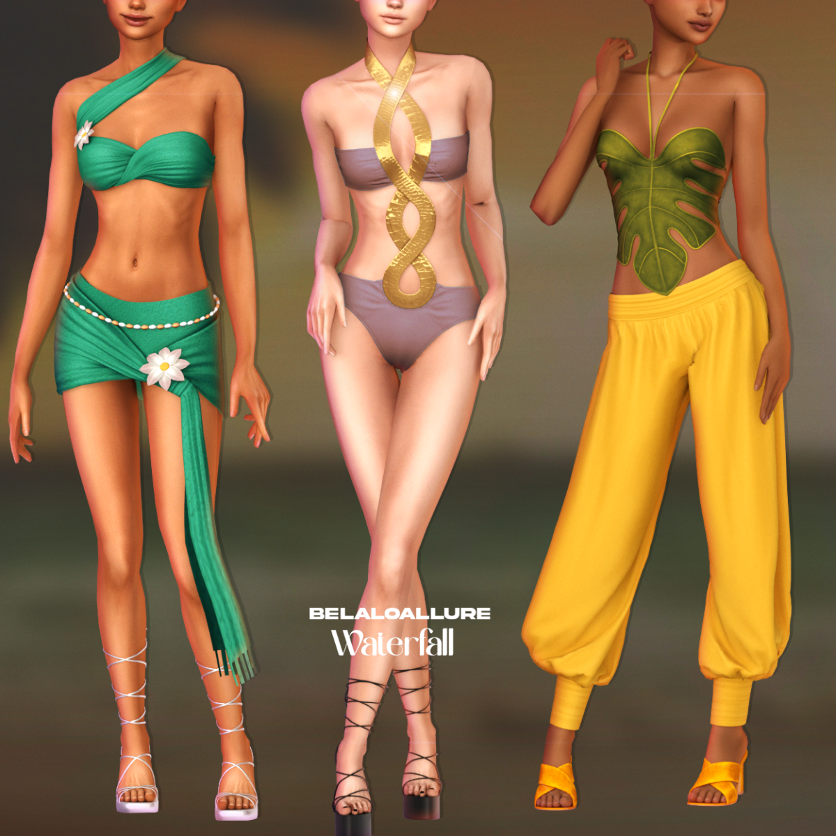 Тропическая коллекция "Waterfall cc collection"