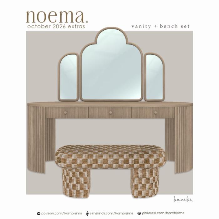Туалетный уголок "Noema Vanity"