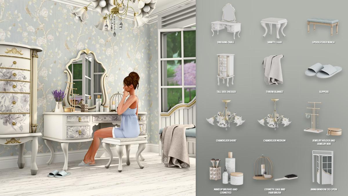 Туалетный уголок "Olivia Shabby Chic Bedroom 2"