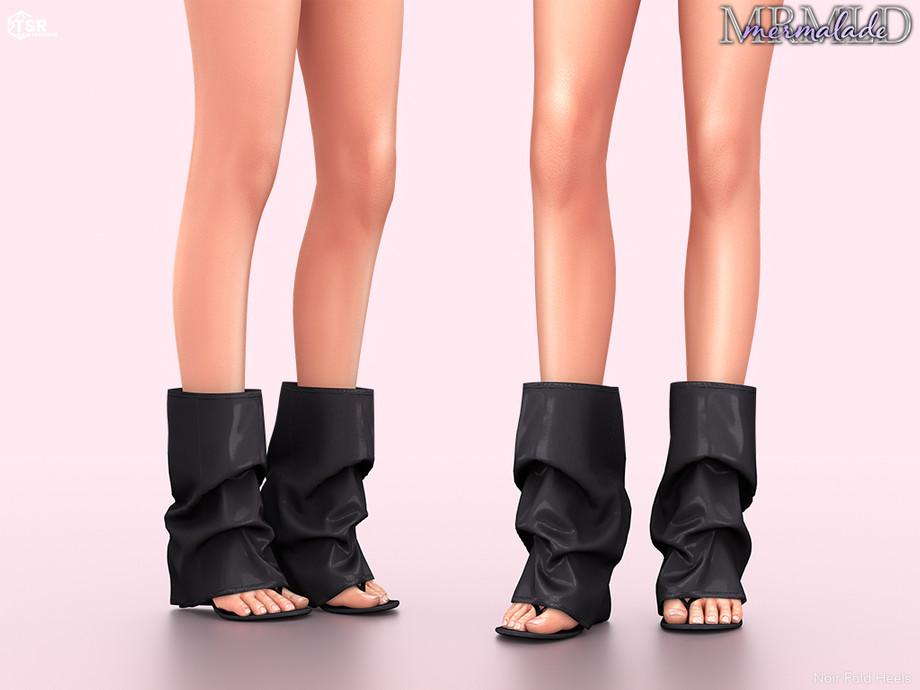 Туфли для симочек "Noir Fold Heels"