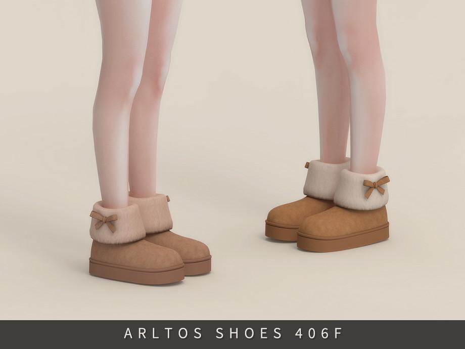 Угги для женщин и девочек "Fur Cuff Platform Boots"