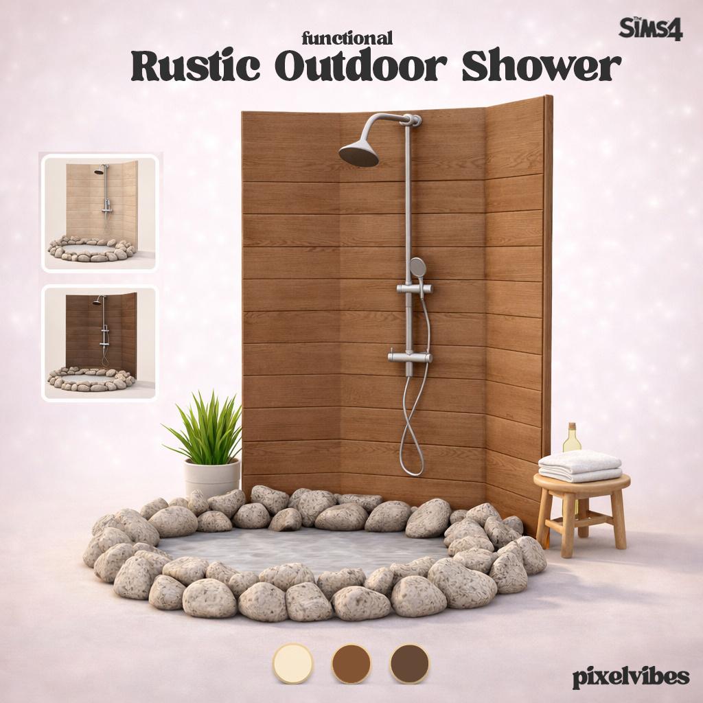 Уличный душ "Rustic Outdoor Shower"
