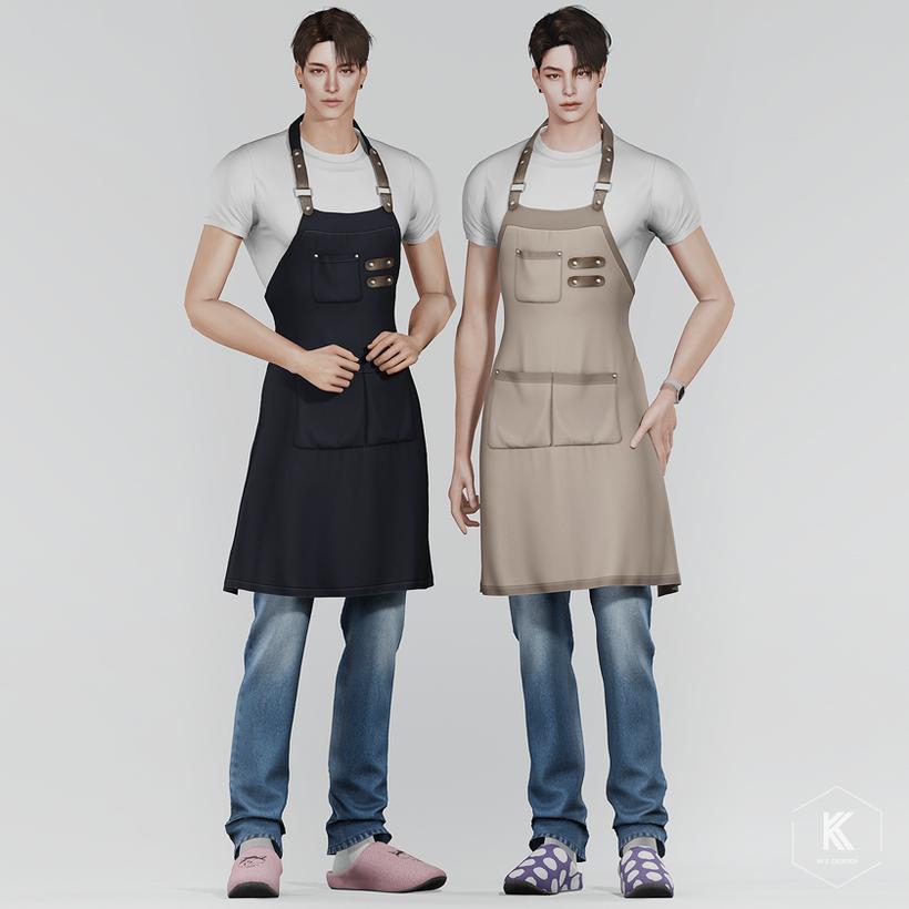 Униформа для симов "BOYFRIEND CHEF APRON"