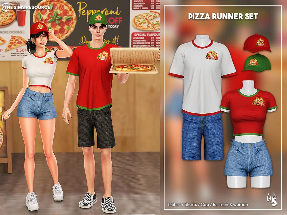 Униформа доставщиков пиццы "Pizza Runner Set"