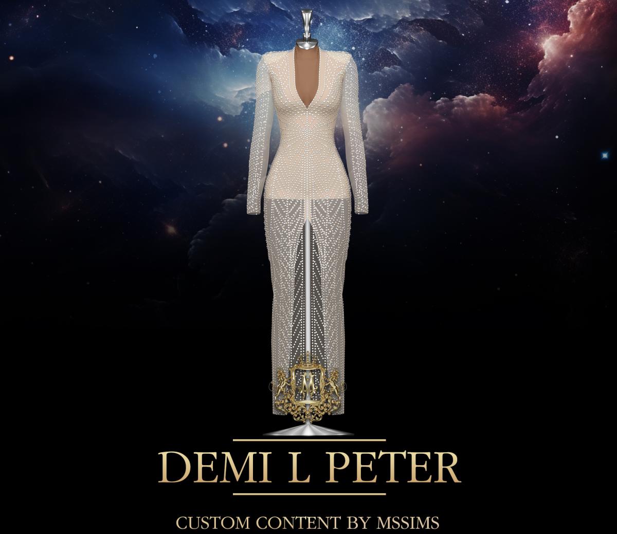 Вечернее платье "DEMI L PETER GOWN"