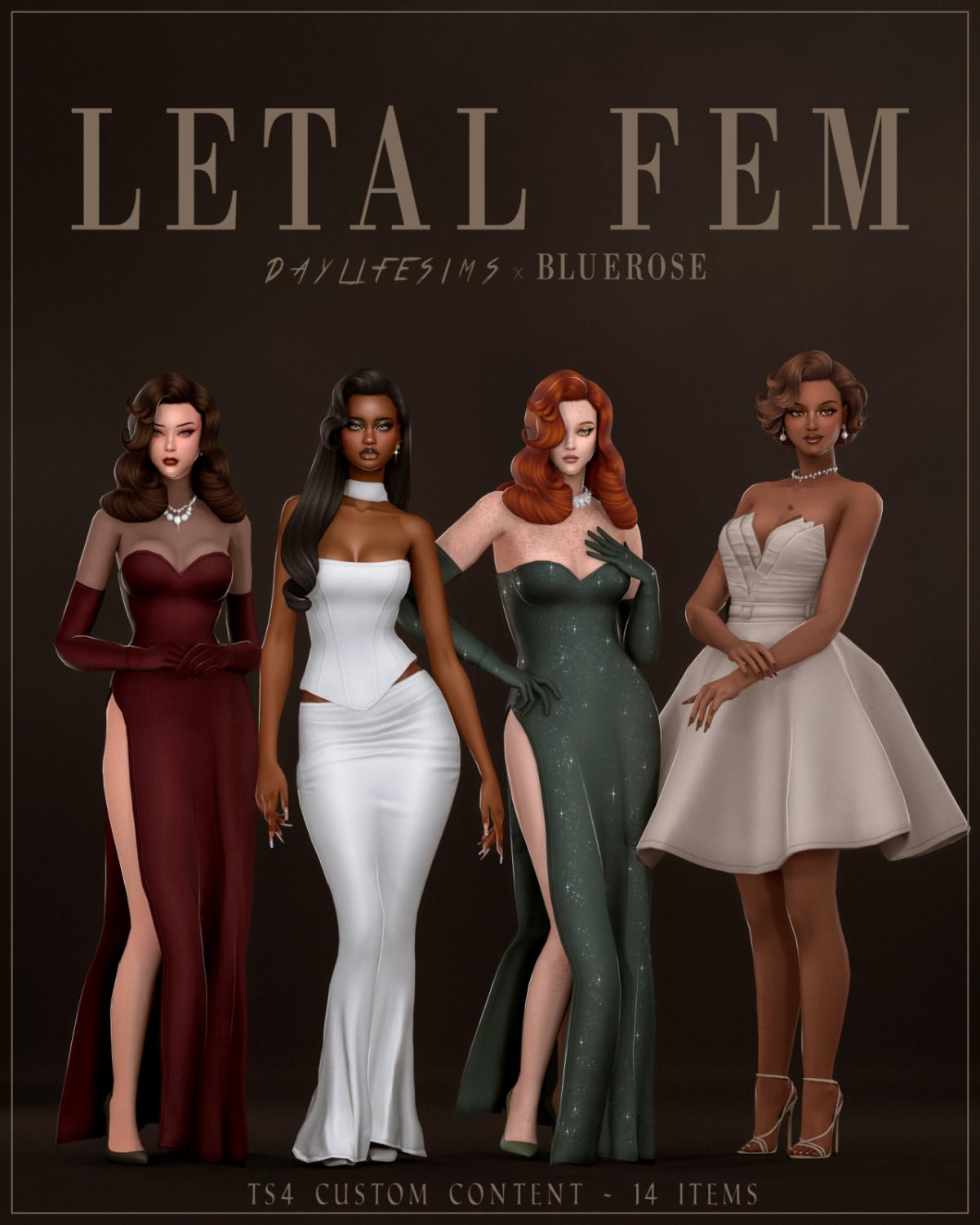 Вечерняя коллекция. Часть 2 "Letal Fem"