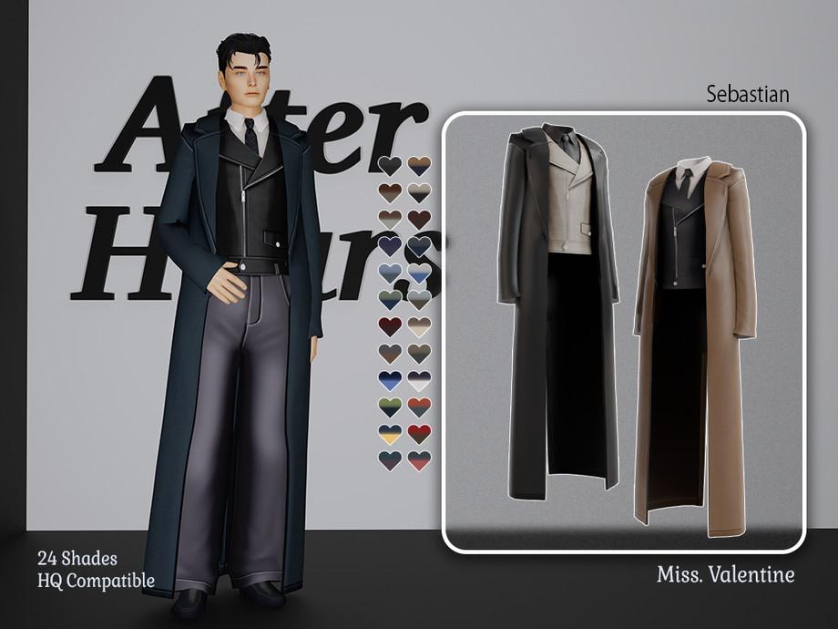 Верхняя одежда для мужчин "Sebastian long coat men"