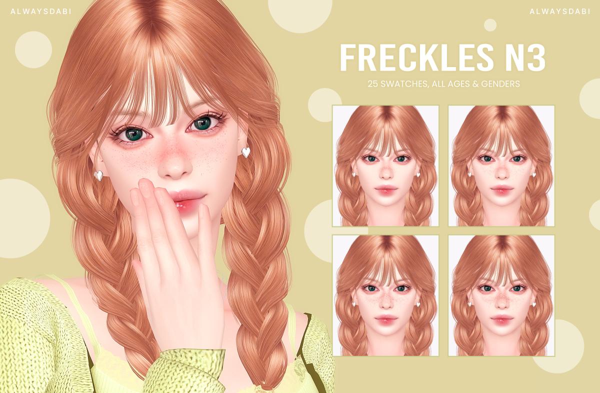 Веснушки "Freckles N3"