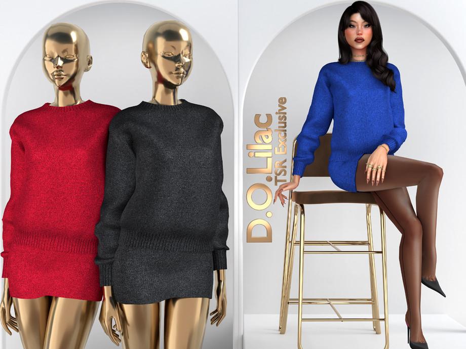 Вязанный комплект для симочек "Cozy Femme Chic Set DO131"