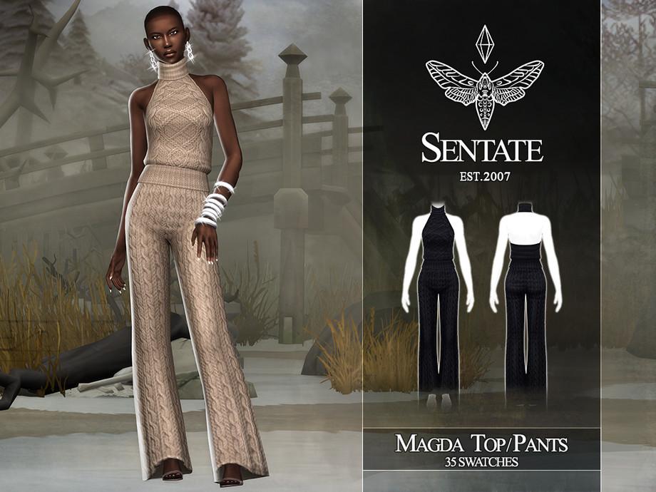 Вязаный комплект "Magda Top and Pants"
