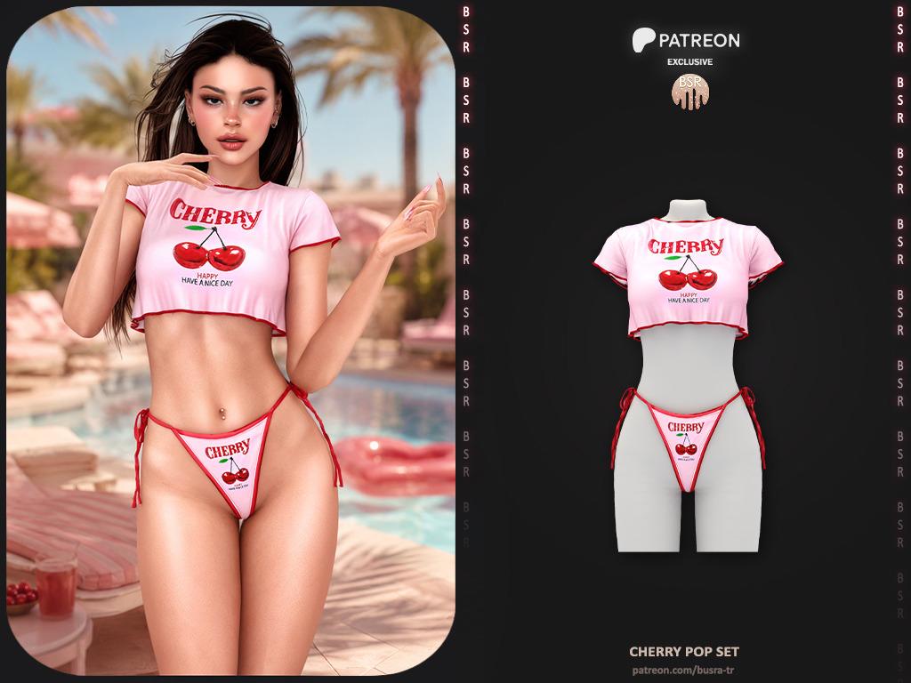 Вишневый комплект для симочек "Cherry Pop Set"