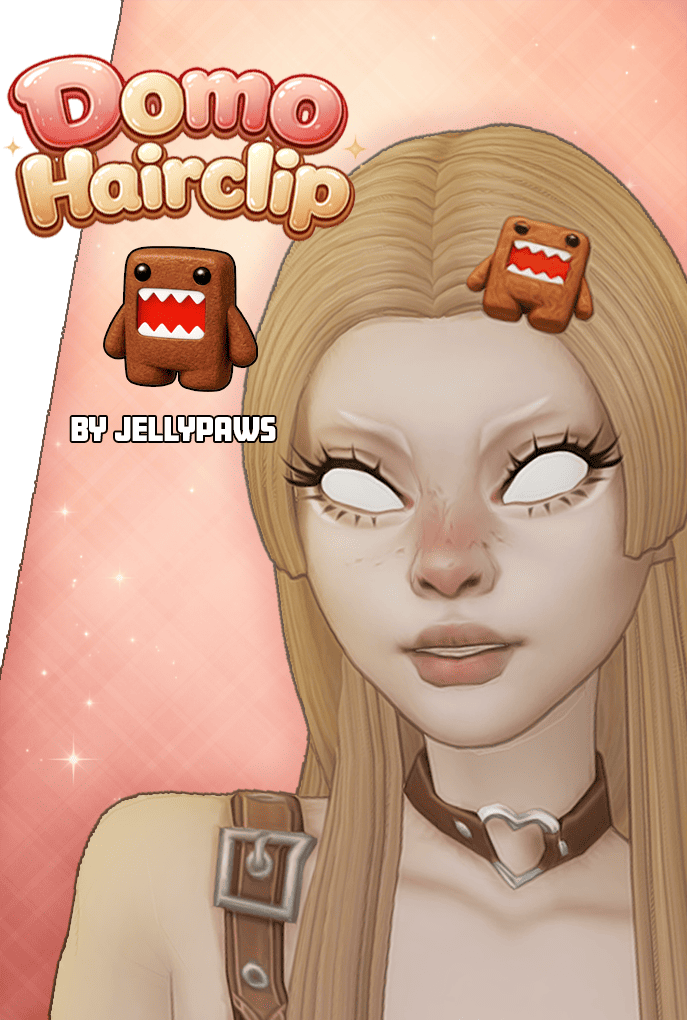 Заколка для волос "Domo Hairclip"