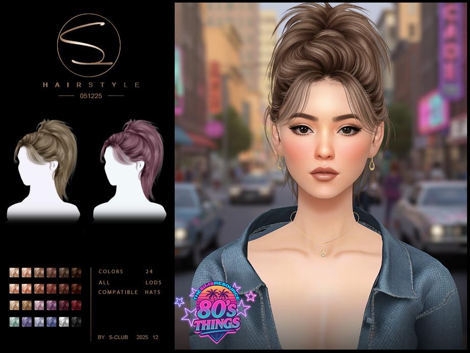 Женская прическа "(80's Things) S-CLUB_051225_Retro ponytail hairstyles"