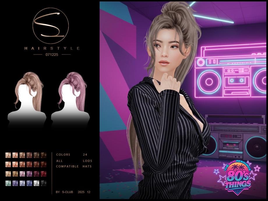 Женская прическа "(80's Things) S-CLUB_071225_Retro ponytail hairstyles"
