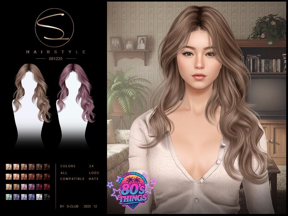 Женская прическа "(80's Things) S-CLUB_081225_Retro wavy hairstyles"