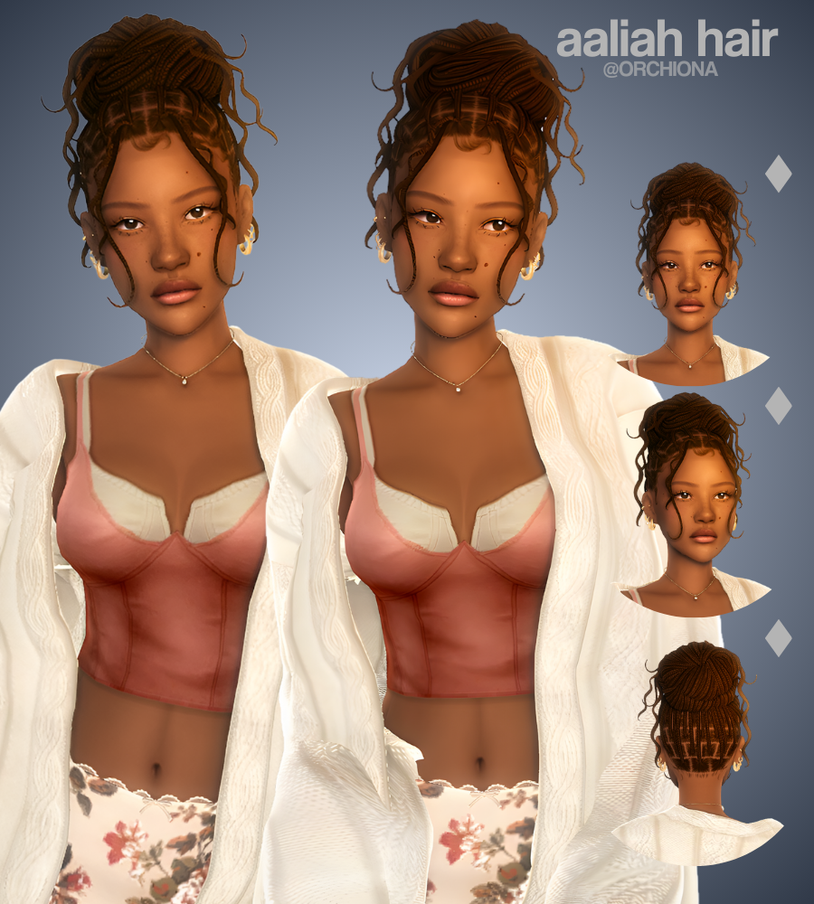 Женская прическа "aaliah hair"