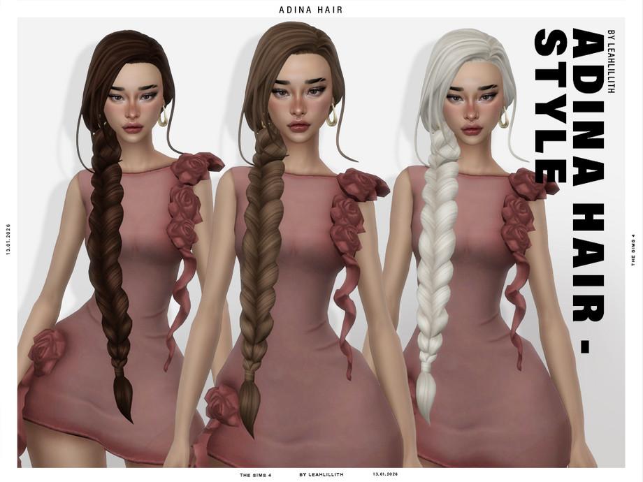 Женская прическа "Adina Long Side Braid Hairstyle"