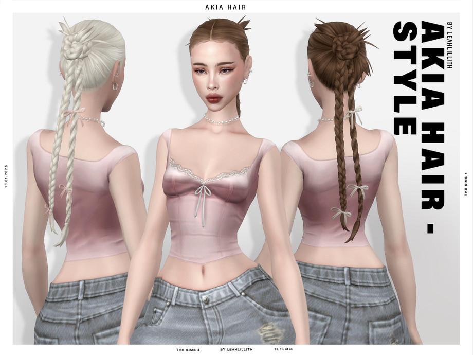 Женская прическа "Akia Braided Bun Hairstyle"