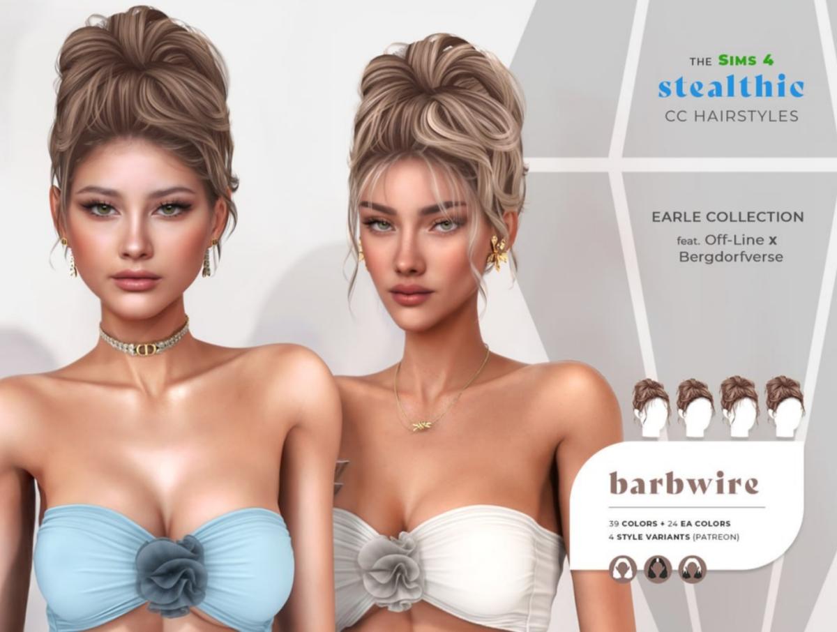Женская прическа "Barbwire Hair"