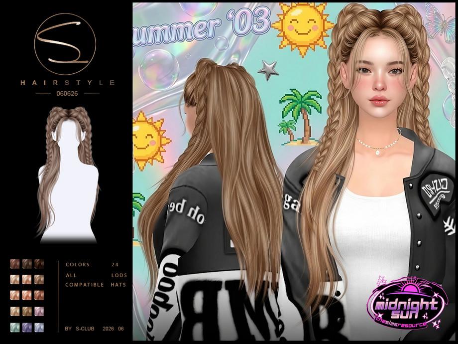Женская прическа "BRAID LONG HAIRSTYLE MidnightSun"
