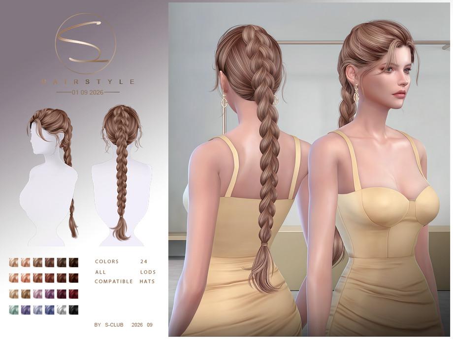 Женская прическа "braid ponytail HAIRSTYLE"