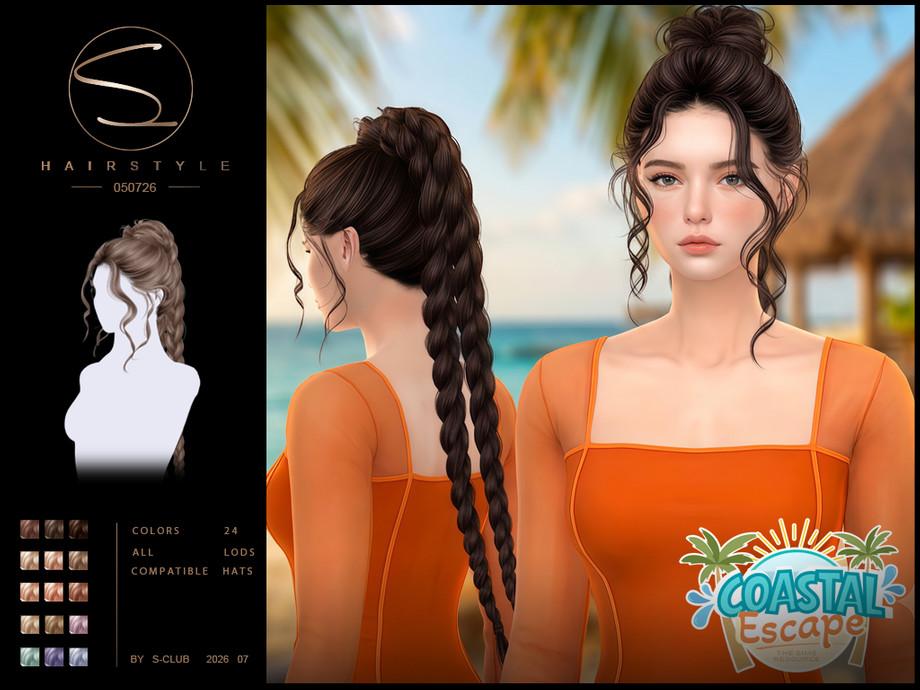 Женская прическа "braid ponytail HAIRSTYLE Coastal Escape"