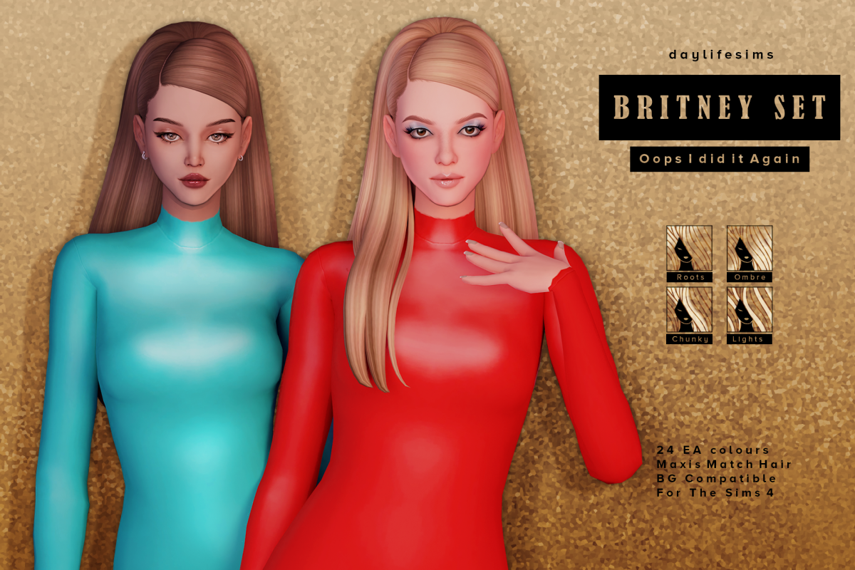 Женская прическа "BRITNEY SET - Oops I did it Again"