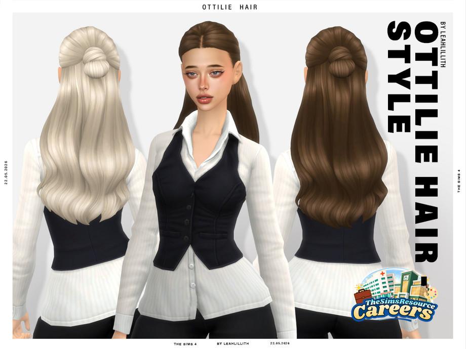 Женская прическа "Careers Collection Ottilie Half-Up Bun Hairstyle"