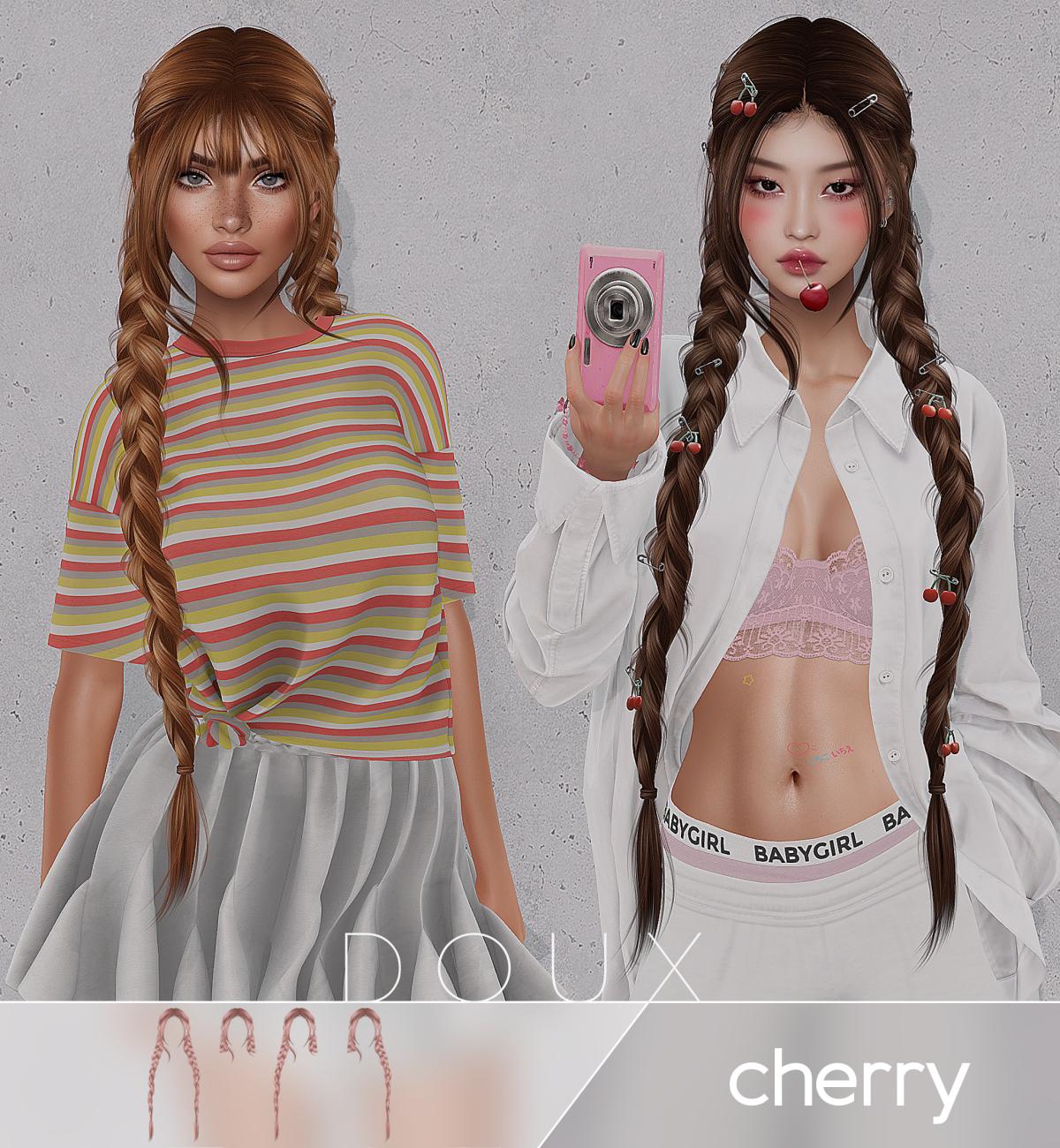 Женская прическа "Cherry Hairstyle"