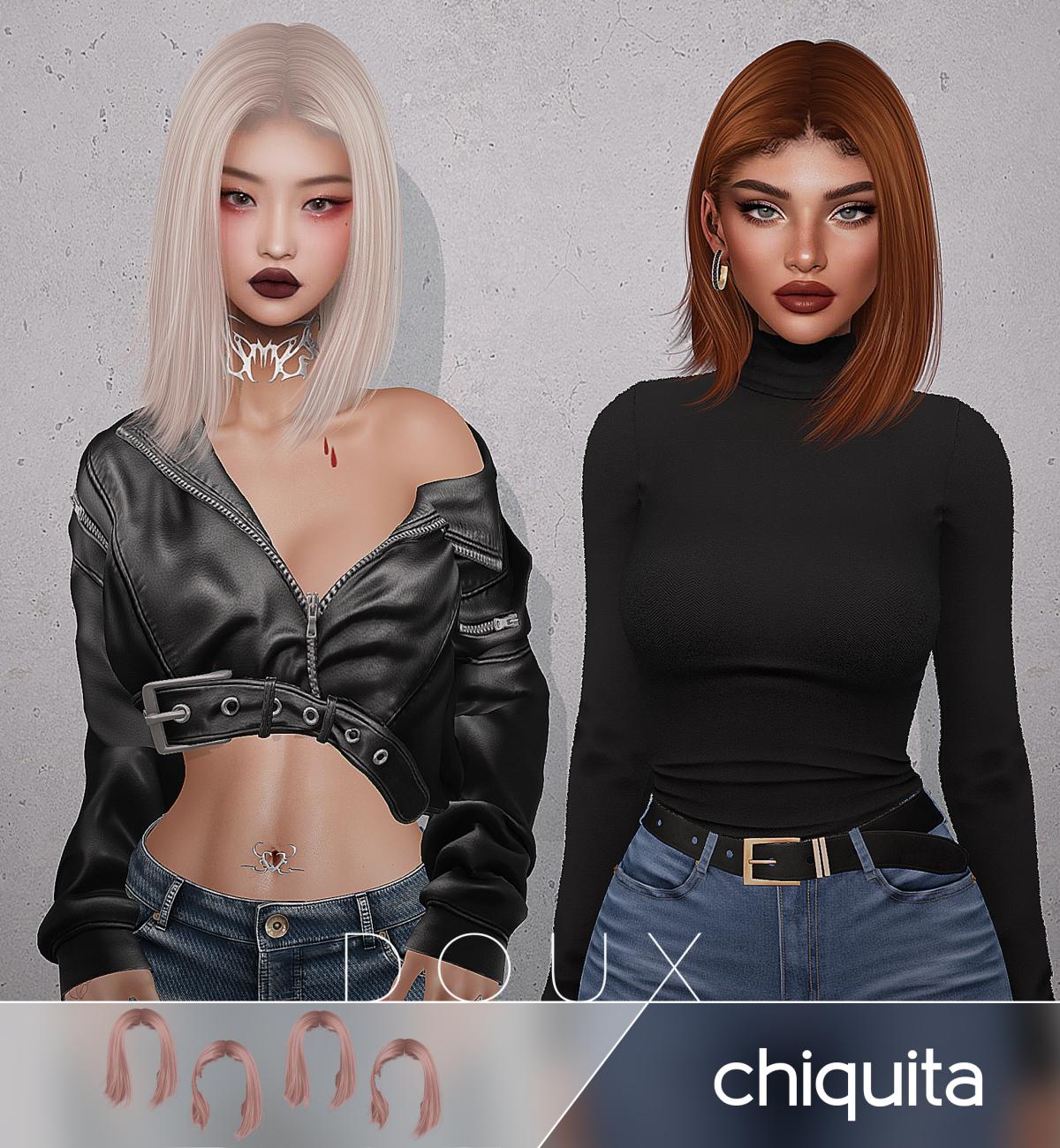 Женская прическа "Chiquita Hairstyle"