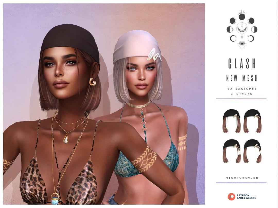 Женская прическа "CLASH HAIR"