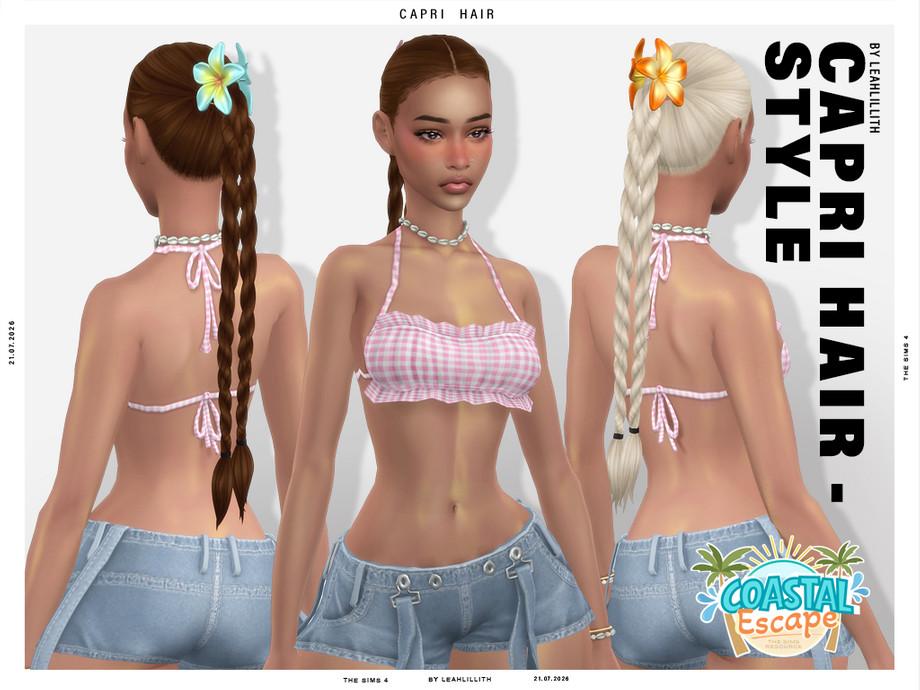 Женская прическа "Coastal Escape Capri Twist Braid Hairstyle"