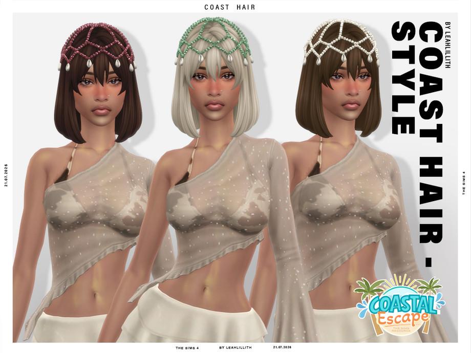 Женская прическа "Coastal Escape Coast Bob Hairstyle"