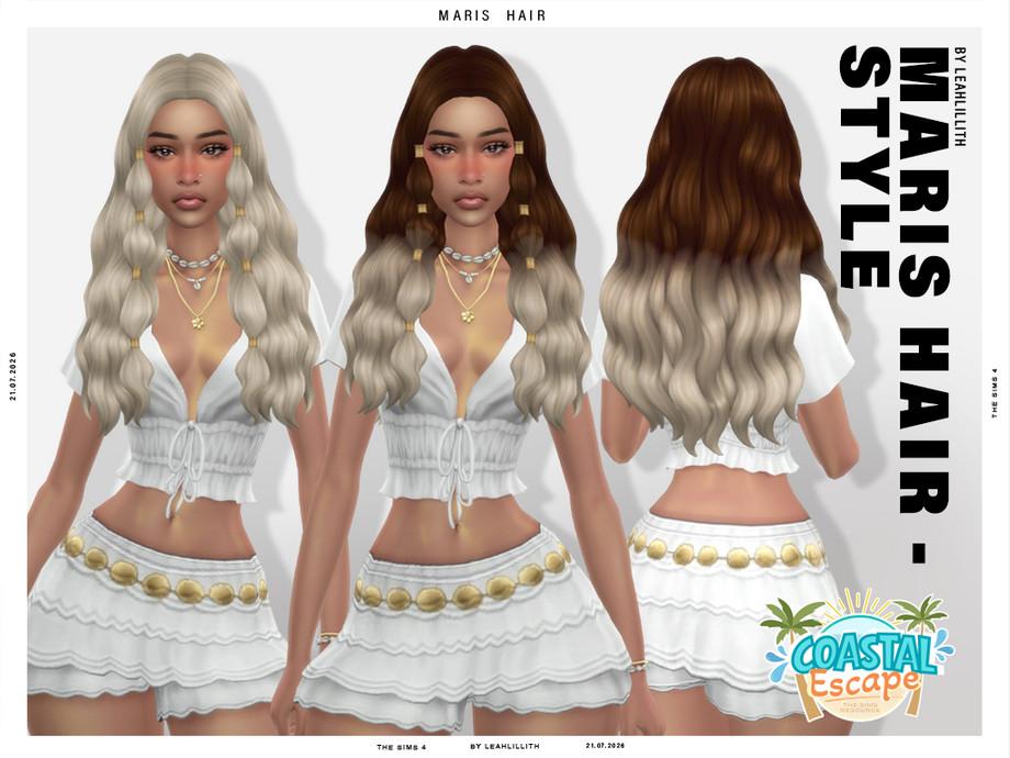 Женская прическа "Coastal Escape Maris Bubble Braid Hairstyle"