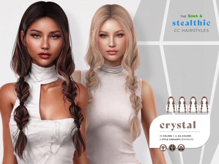 Женская прическа "Crystal Hair"