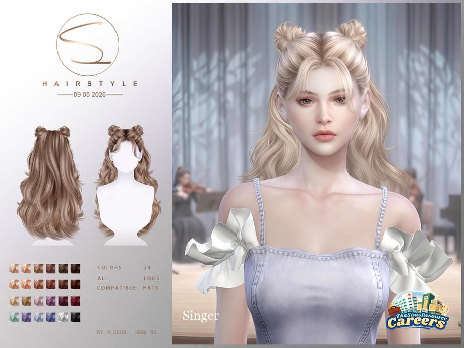 Женская прическа "CURLY BUN HAIRSTYLE-Careers Collection"