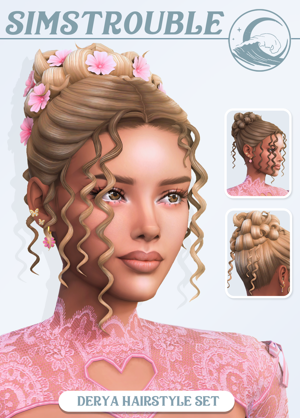 Женская прическа "Derya Hairstyle Set"