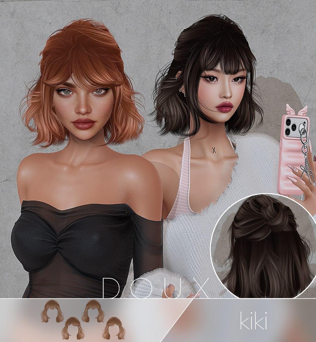 Женская прическа "Kiki Hairstyle"
