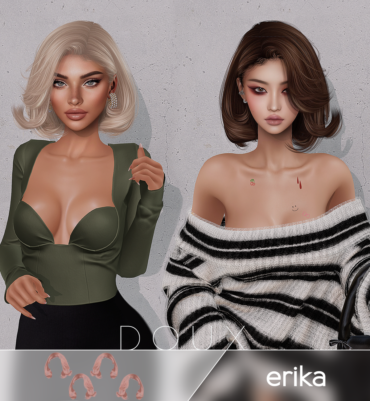 Женская прическа "Erika Hairstyle"