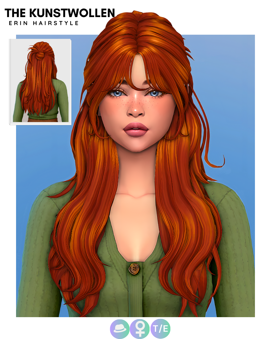 Женская прическа "Erin hairstyle"