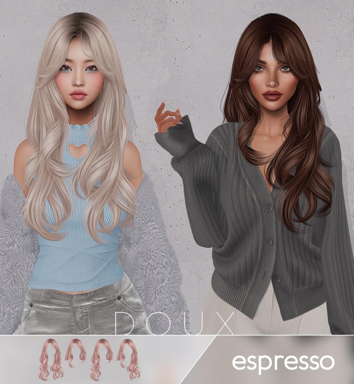 Женская прическа "Espresso Hairstyle"