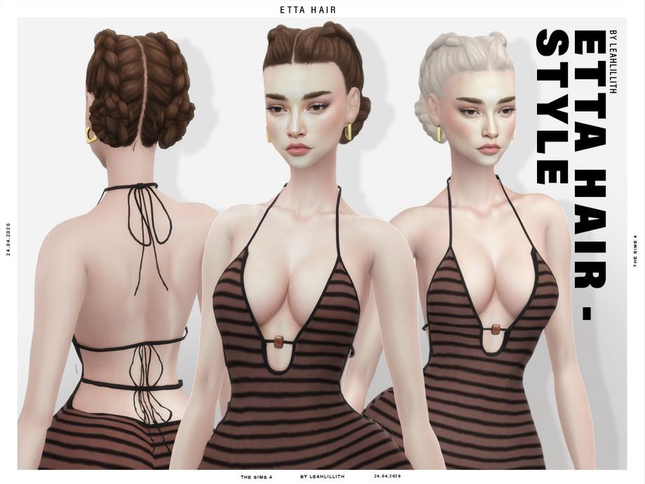 Женская прическа "Etta Braided Buns Hairstyle"