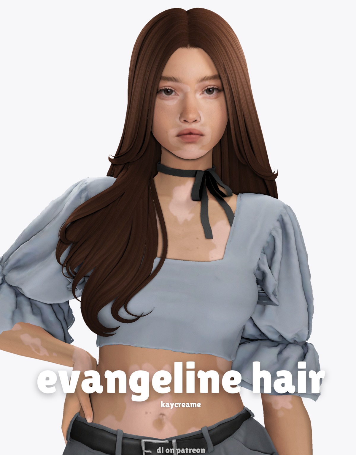 Женская прическа "evangeline hair"